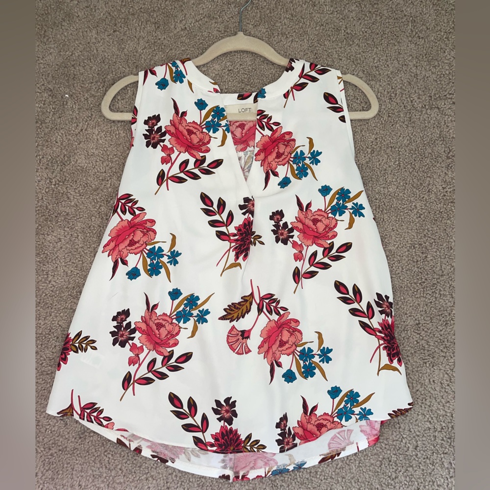 Loft Floral Work Tank